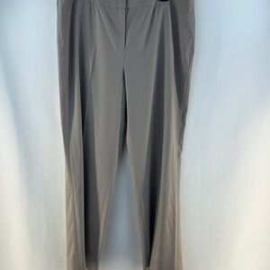 Lafayette 148 New York “Menswear” Style Wide Leg Wool Trousers